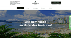 Desktop Screenshot of hoteldasamericasbc.com.br