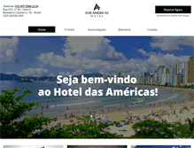 Tablet Screenshot of hoteldasamericasbc.com.br